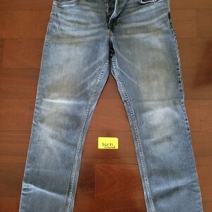 Calvin Klein Straight Men's Blue Jeans 36x31 Altered